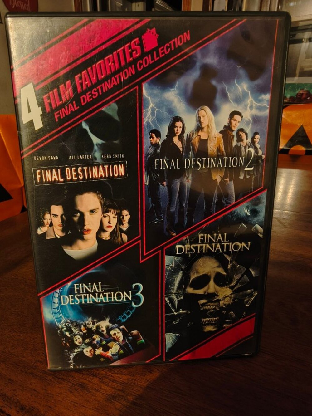 Final Destination Collection DVD 4 Film Favorites Movies 1-4 Horror Set